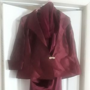 Aspeed USA design Burgundy Mermaid Long Evening Go
